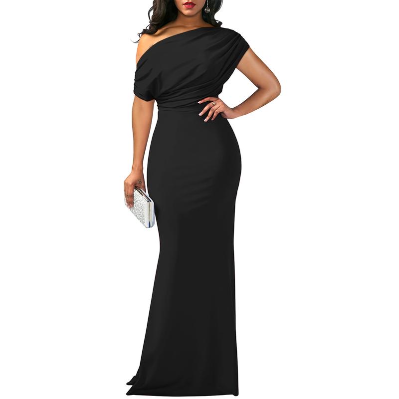 JoyaWear | Aurora Off-Shoulder Maxi-Jurk