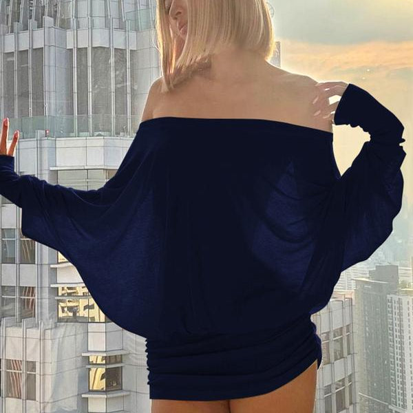 JoyaWear | Liora Off-Shoulder Drape Dress